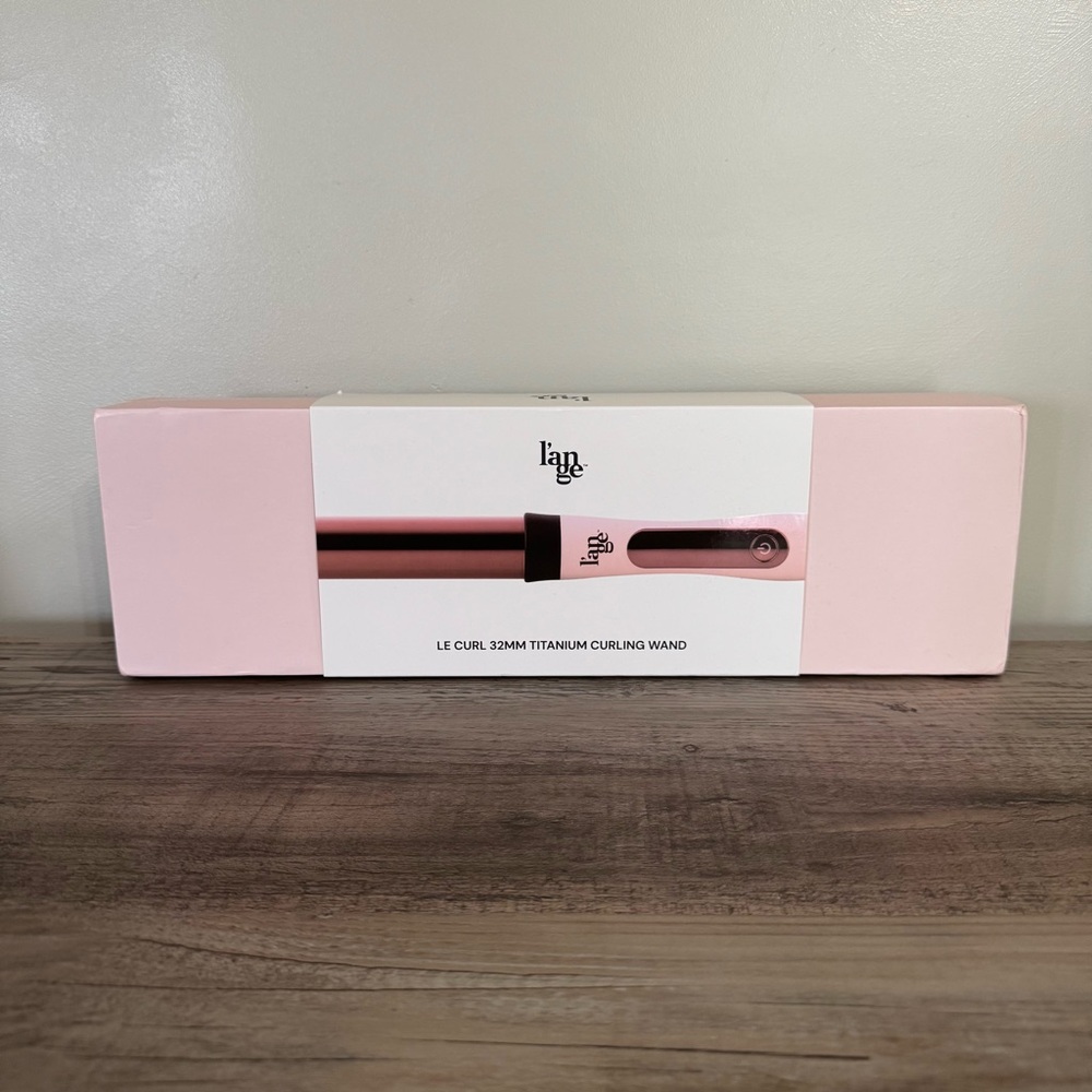 NEW LANGE 32MM TITANIUM CURLING WAND